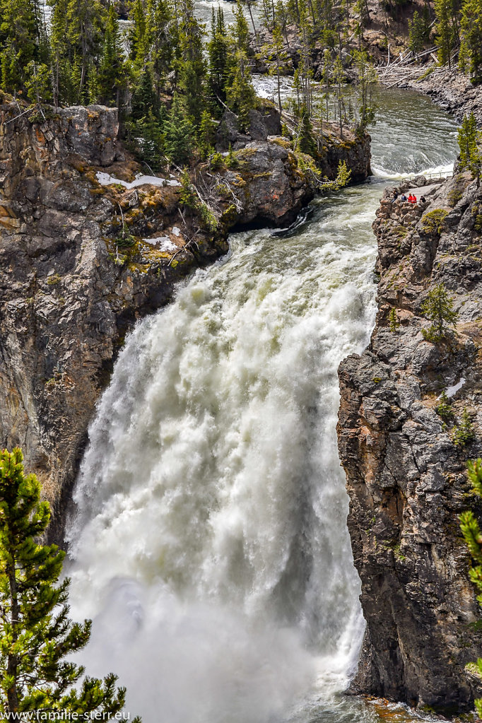 Wasserfall im Yellowstone National Park
