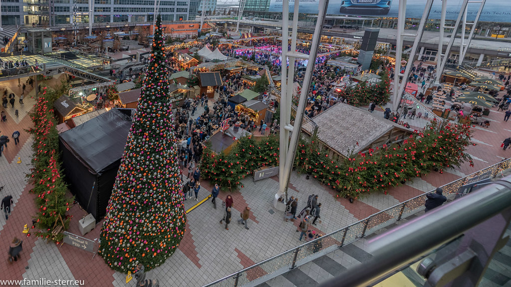 Wintermarkt am Flughafen München